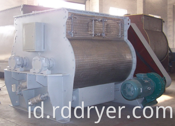 Horizontal Dry Powder Ribbon Mixer